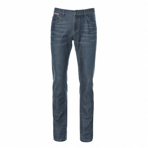 Navy blue slim fit denim