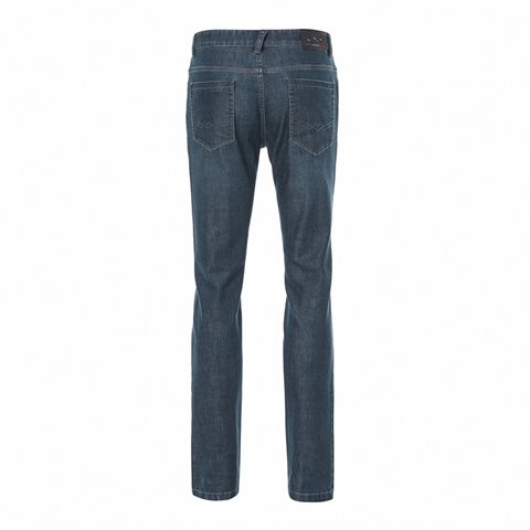 Navy blue slim fit denim