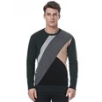 Crew neck colour block sweater