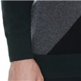 Crew neck colour block sweater